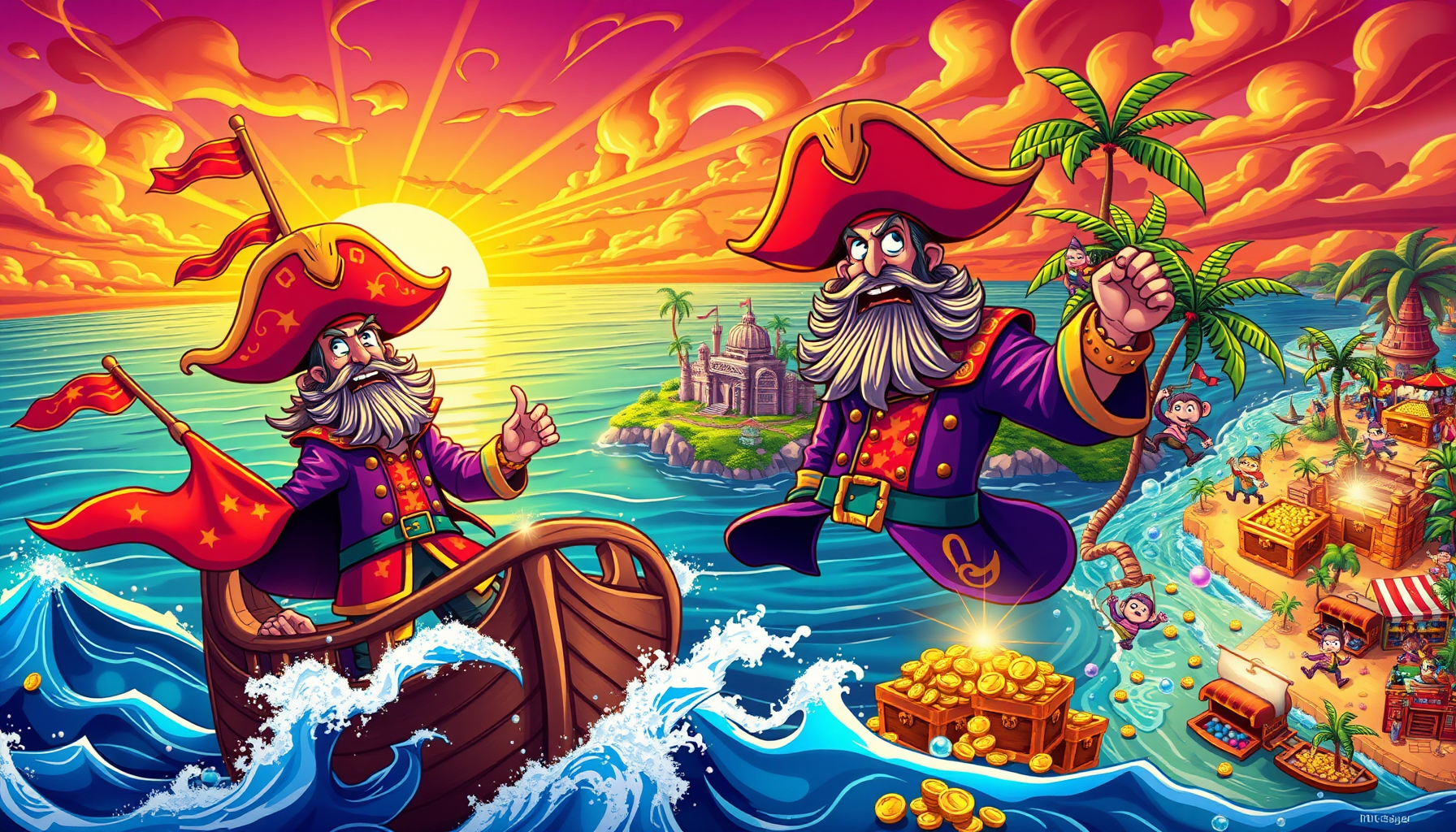 Treasure Tides: Match & Conquer - Match 3 Puzzle by Jabali AI