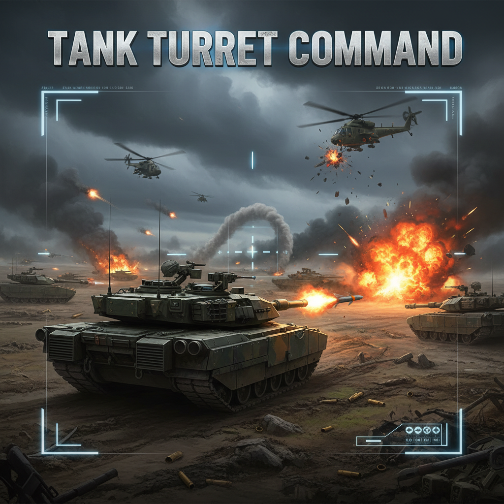 Tank Turret Command - Strategic Defense Arcade by Jabali AI