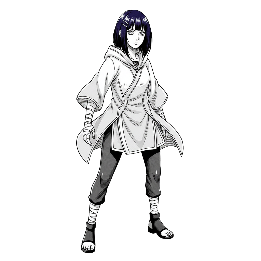 Hinata Hyuga - Jabali AI Poster