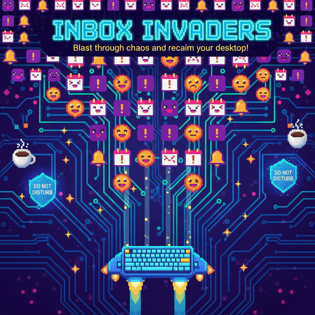 Inbox Invaders - Fixed Shooter Arcade by Jabali AI