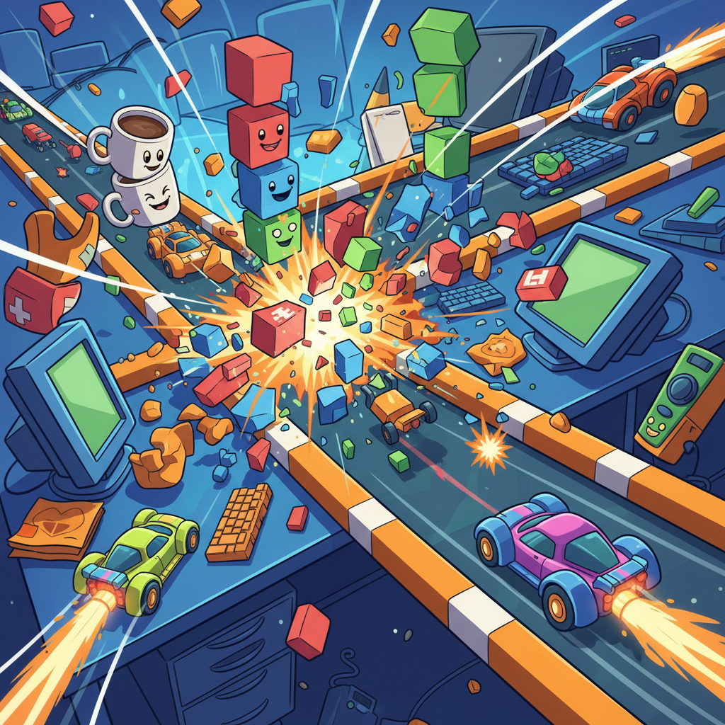 Desk Dash: Clutter Combat - 3D Racing by Jabali AI