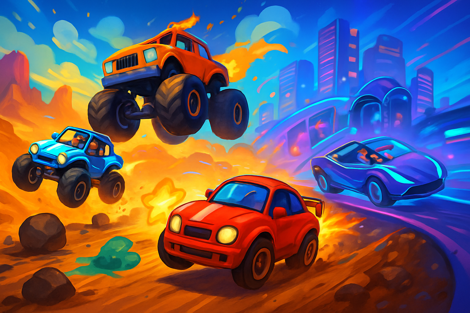 Rumble Racers: Turbo Mayhem - 3D Racing by Jabali AI