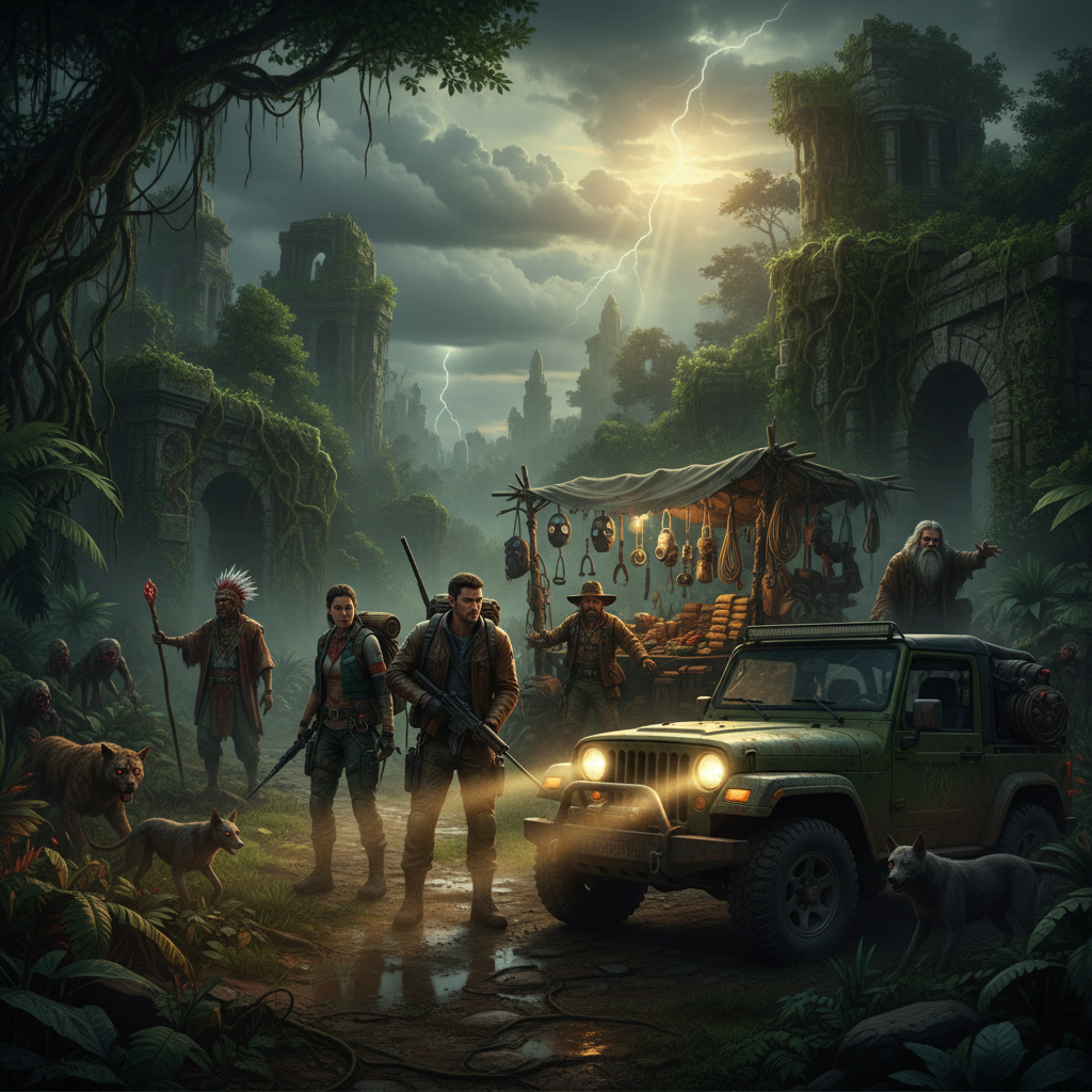 Jungle Survival Odyssey - Adventure RPG by Jabali AI