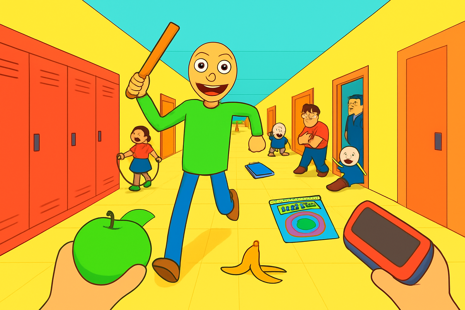 Baldi's Basics Plus - 3D Open World by Jabali AI