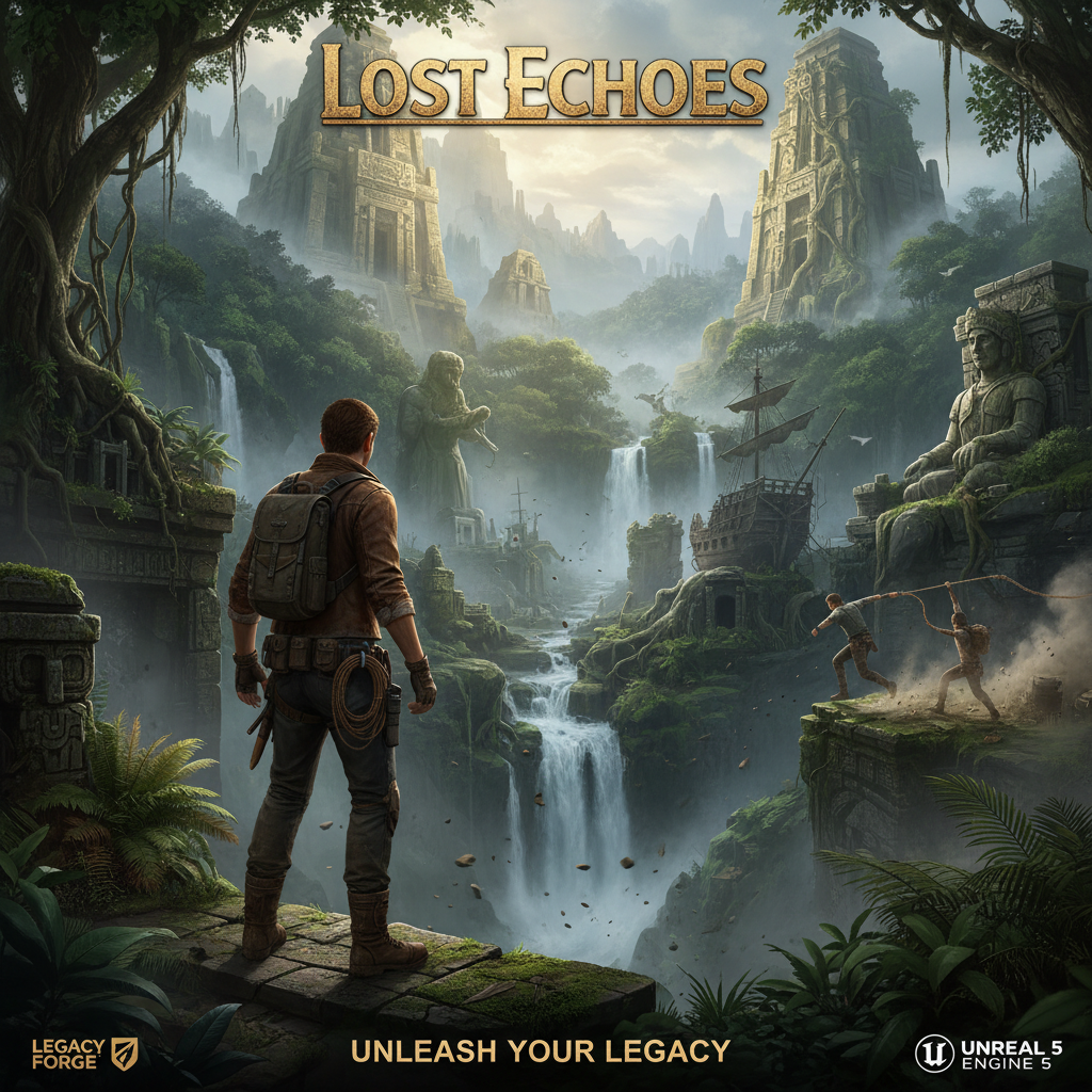 Ruins of the Skyward Wild - Jabali AI Poster