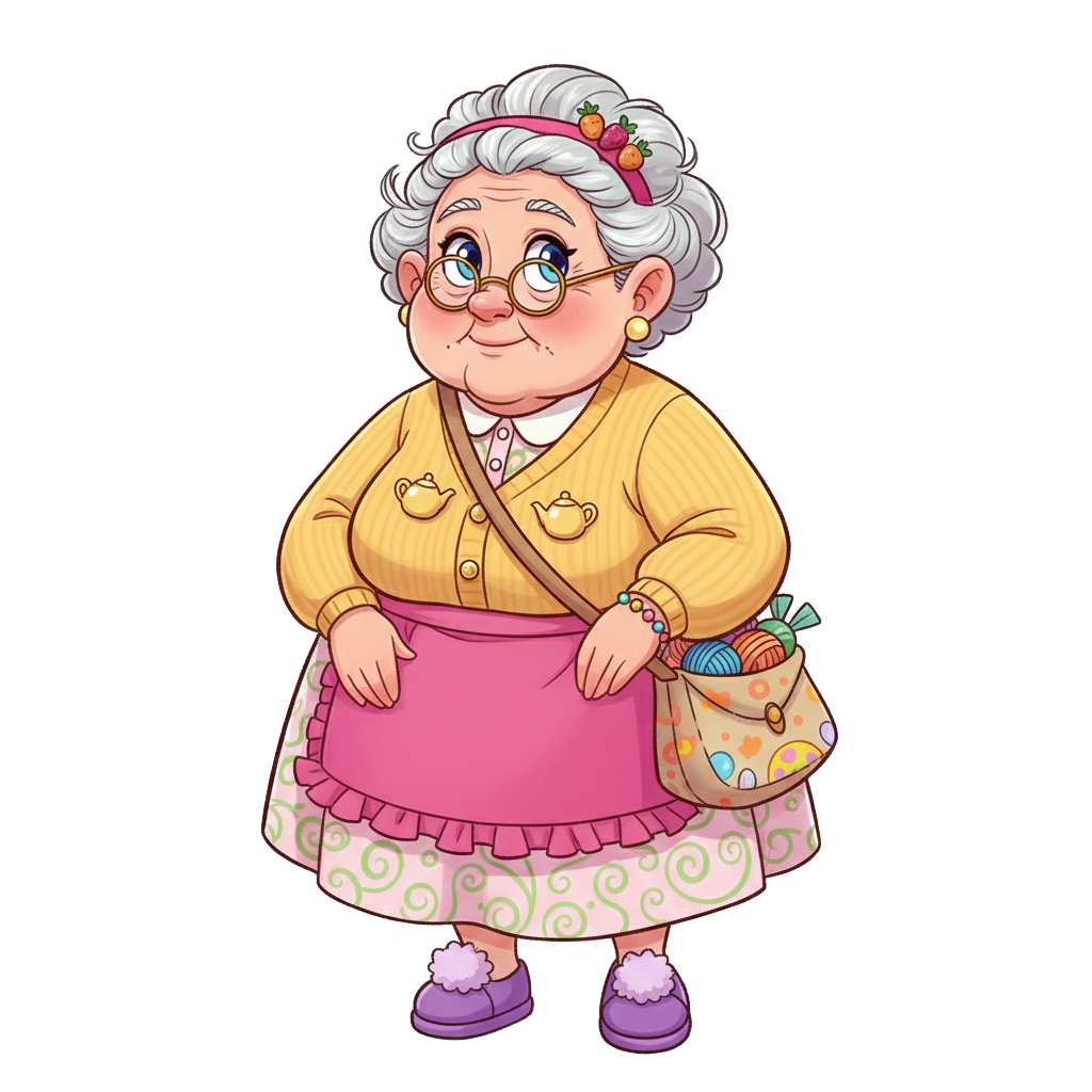 Granny Mildred Thimblewhisk - Jabali AI Poster