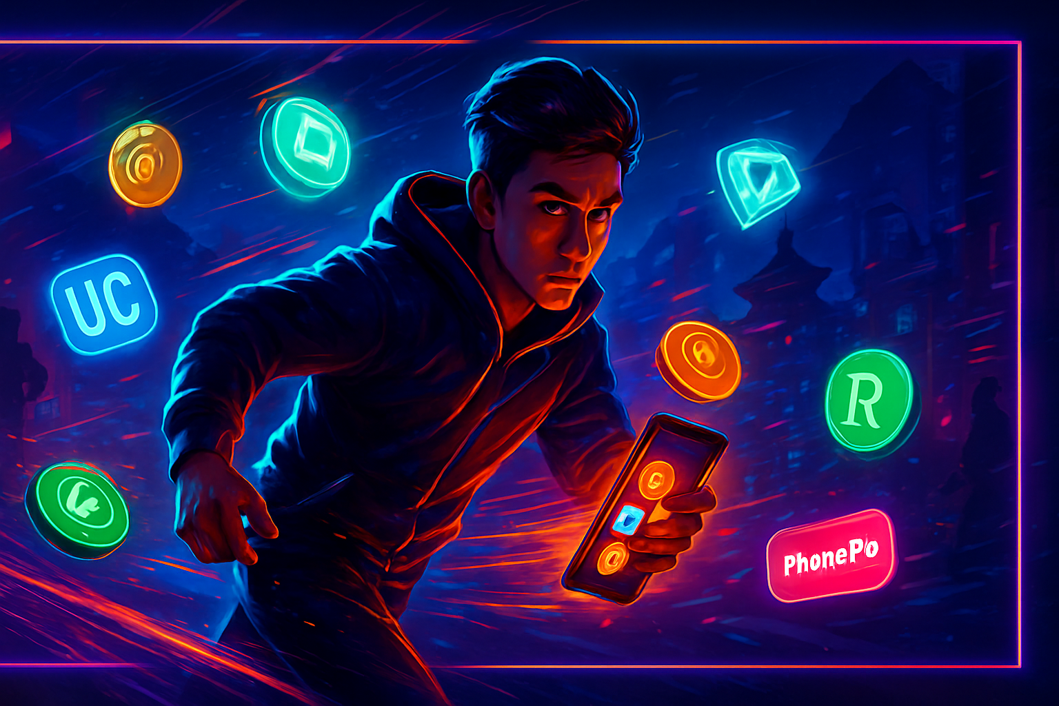 Shadow Coins: Neon Oaths - Branching Interactive Story by Jabali AI