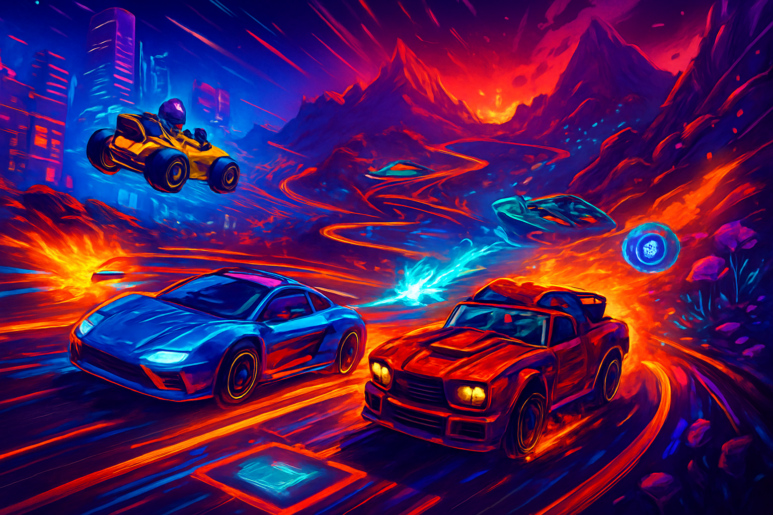 Turbo Clash Arena - 3D Racing by Jabali AI