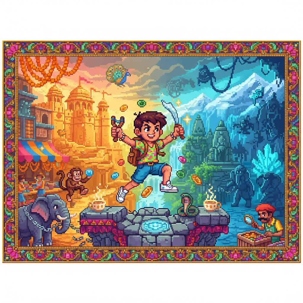Dangerous Dave: India Adventure - create-from-scratch by Jabali AI