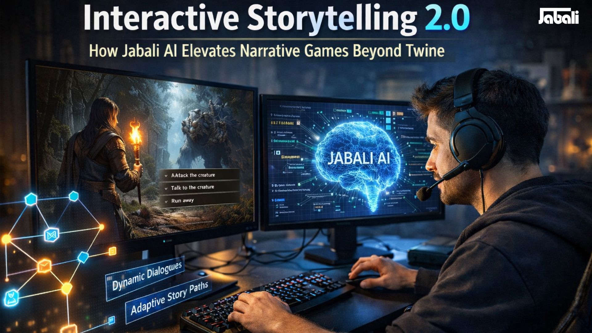 Interactive Storytelling 2.0: How Jabali AI Elevates Narrative Games Beyond Twine