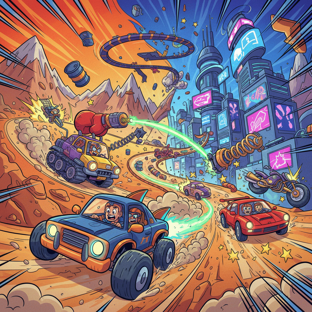 Turbo Brawl Racers - 3D Racing by Jabali AI