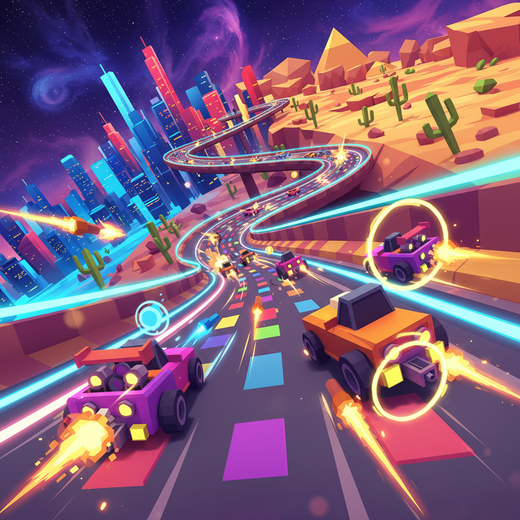 Universal Blocky Racer - 3D Racing by Jabali AI