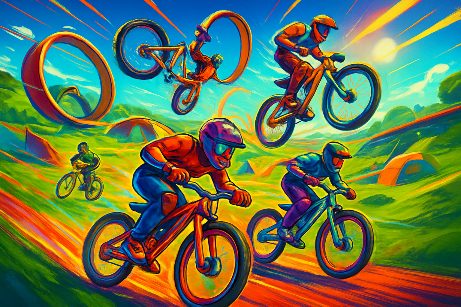 Rush Riders: Battle Circuit - 3D Racing by Jabali AI