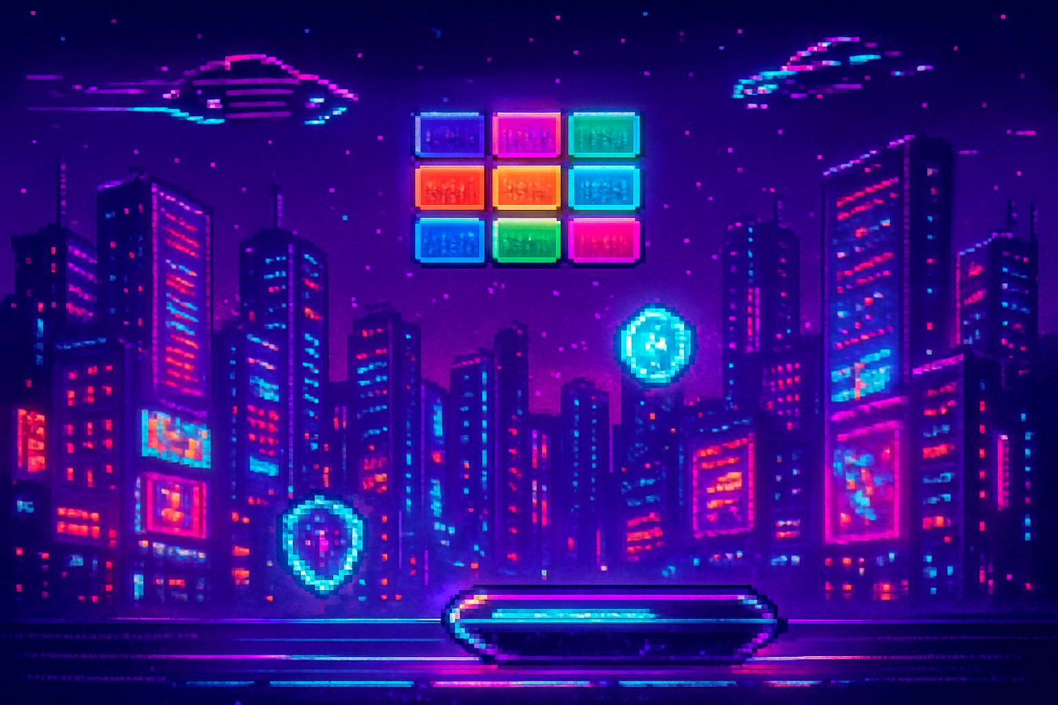 Neon Breaker - Block Breaking Arcade by Jabali AI
