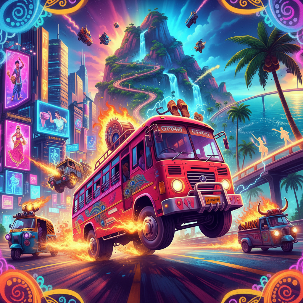 Lalpari: Maharashtra Road Rampage - 3D Racing by Jabali AI