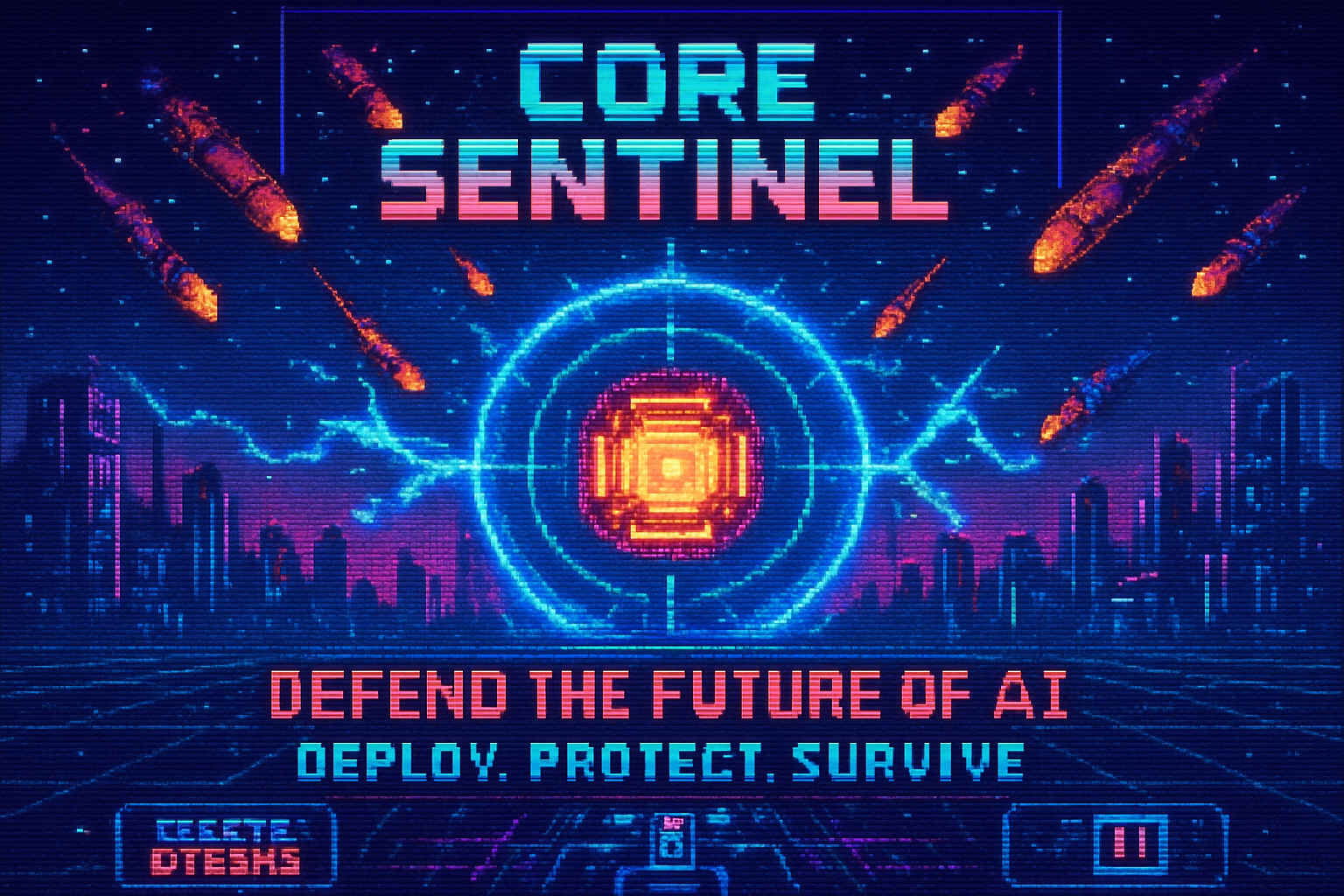 Core Sentinel - Strategic Defense Arcade by Jabali AI