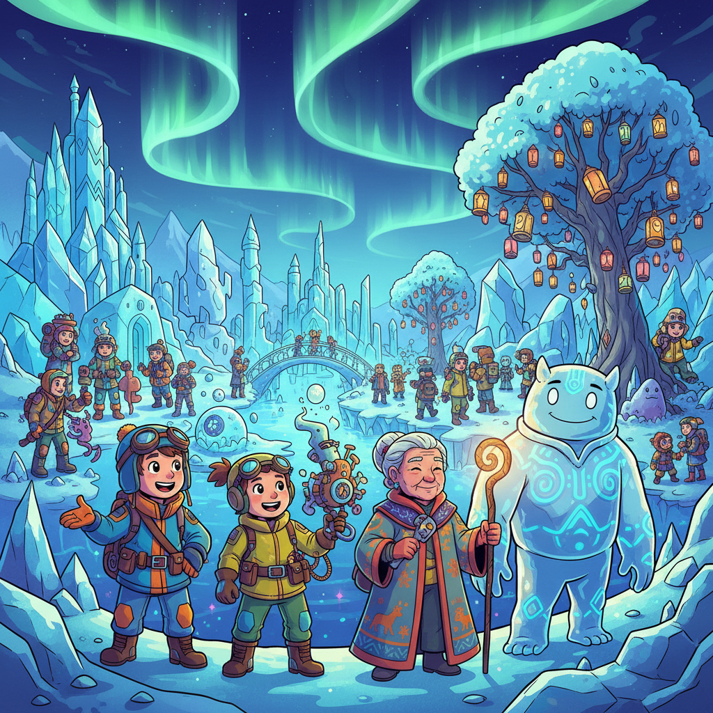 Frozen Relics: Arctic Awakening - Adventure RPG by Jabali AI