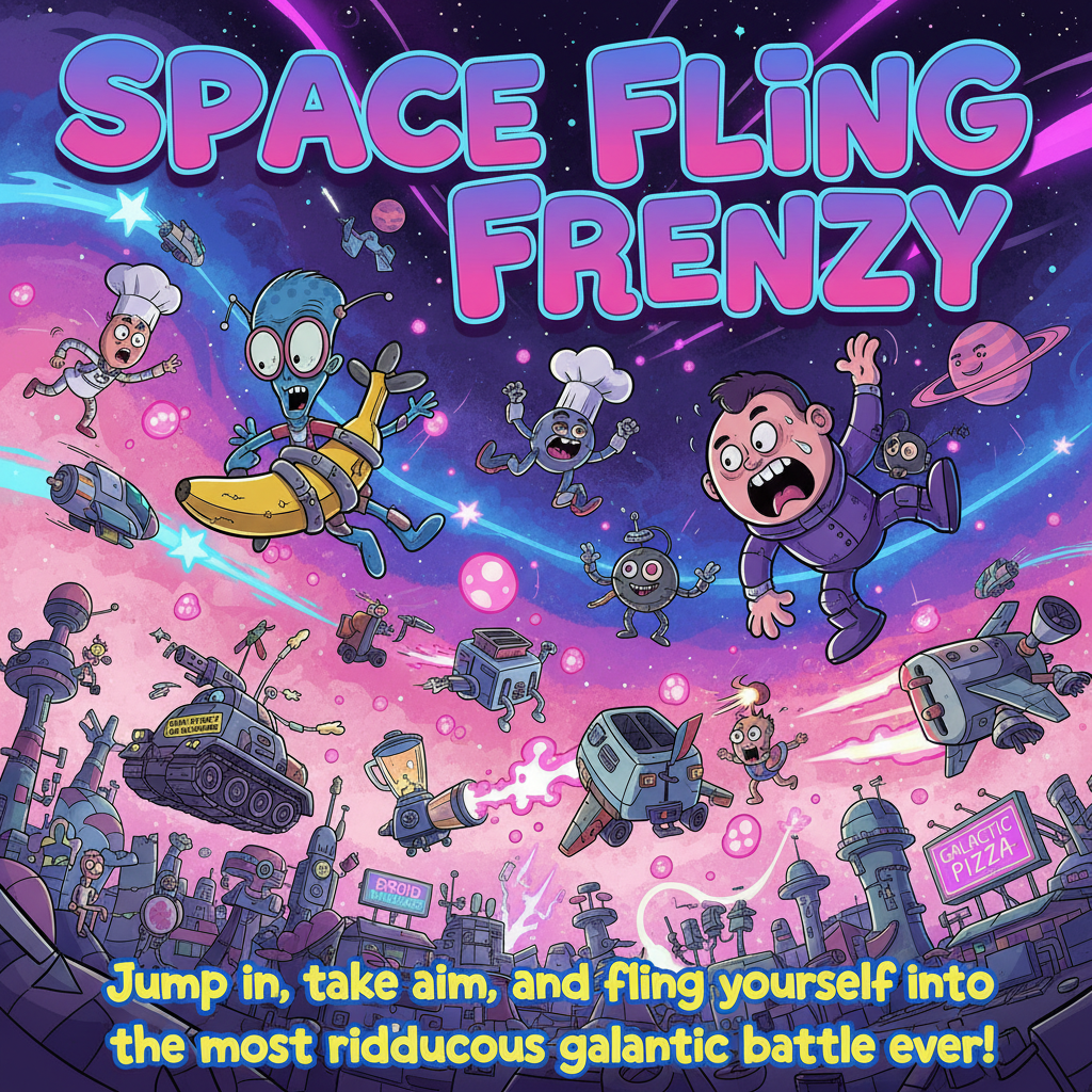 Space Fling Frenzy - Strategic Defense Arcade by Jabali AI