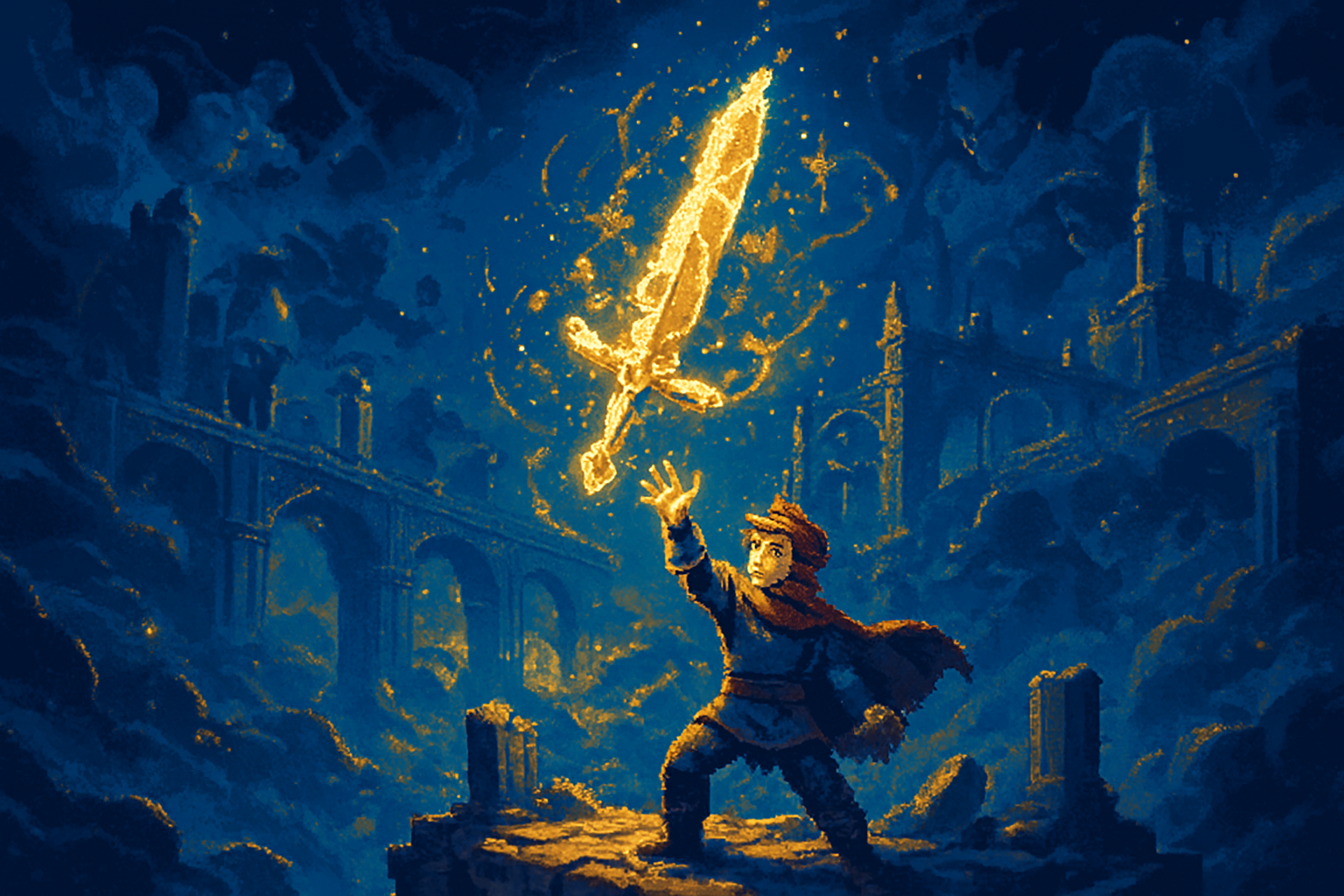 Celestial Sword Quest - Dungeon Crawler RPG by Jabali AI