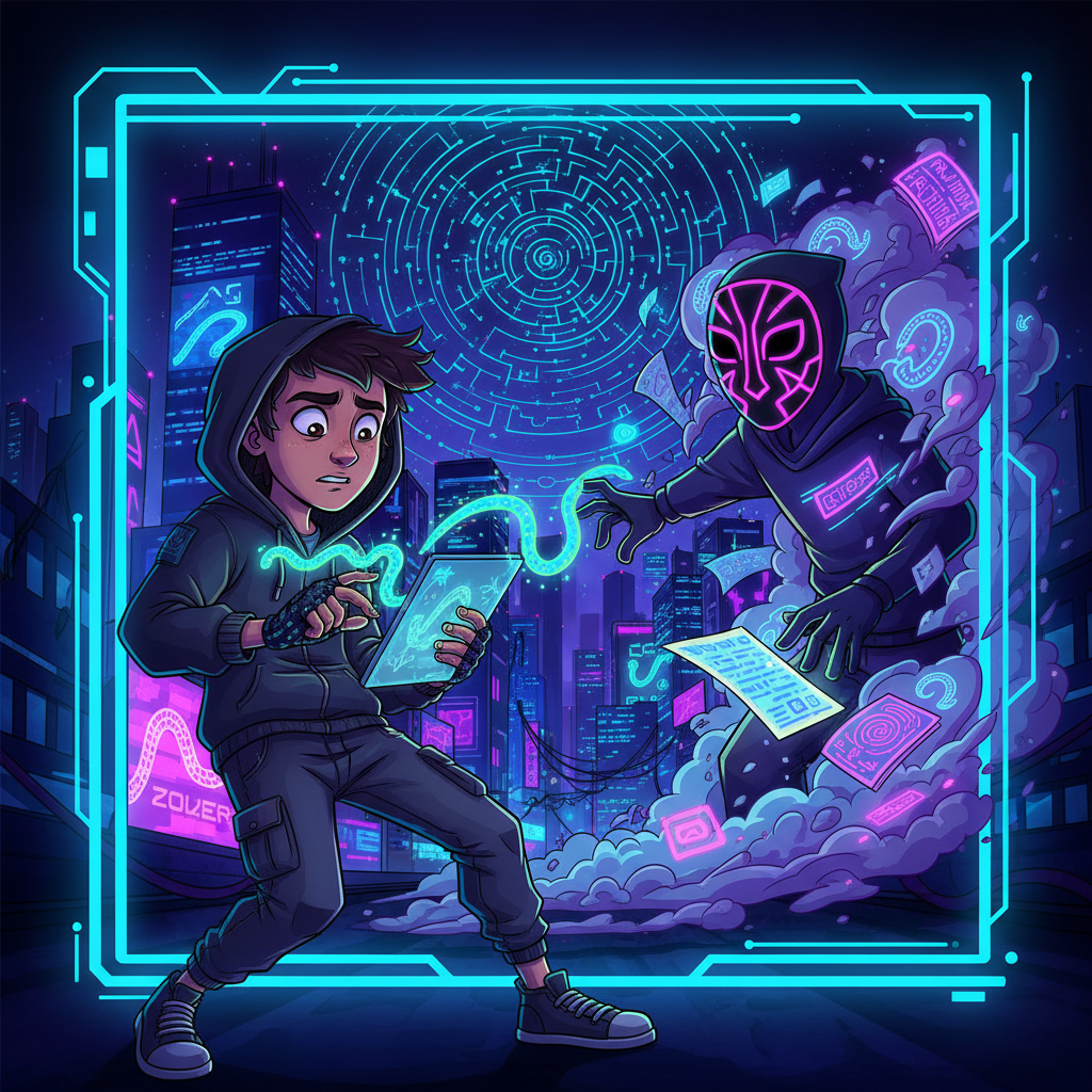 Neon Worm: Protocol Paradox - Branching Interactive Story by Jabali AI