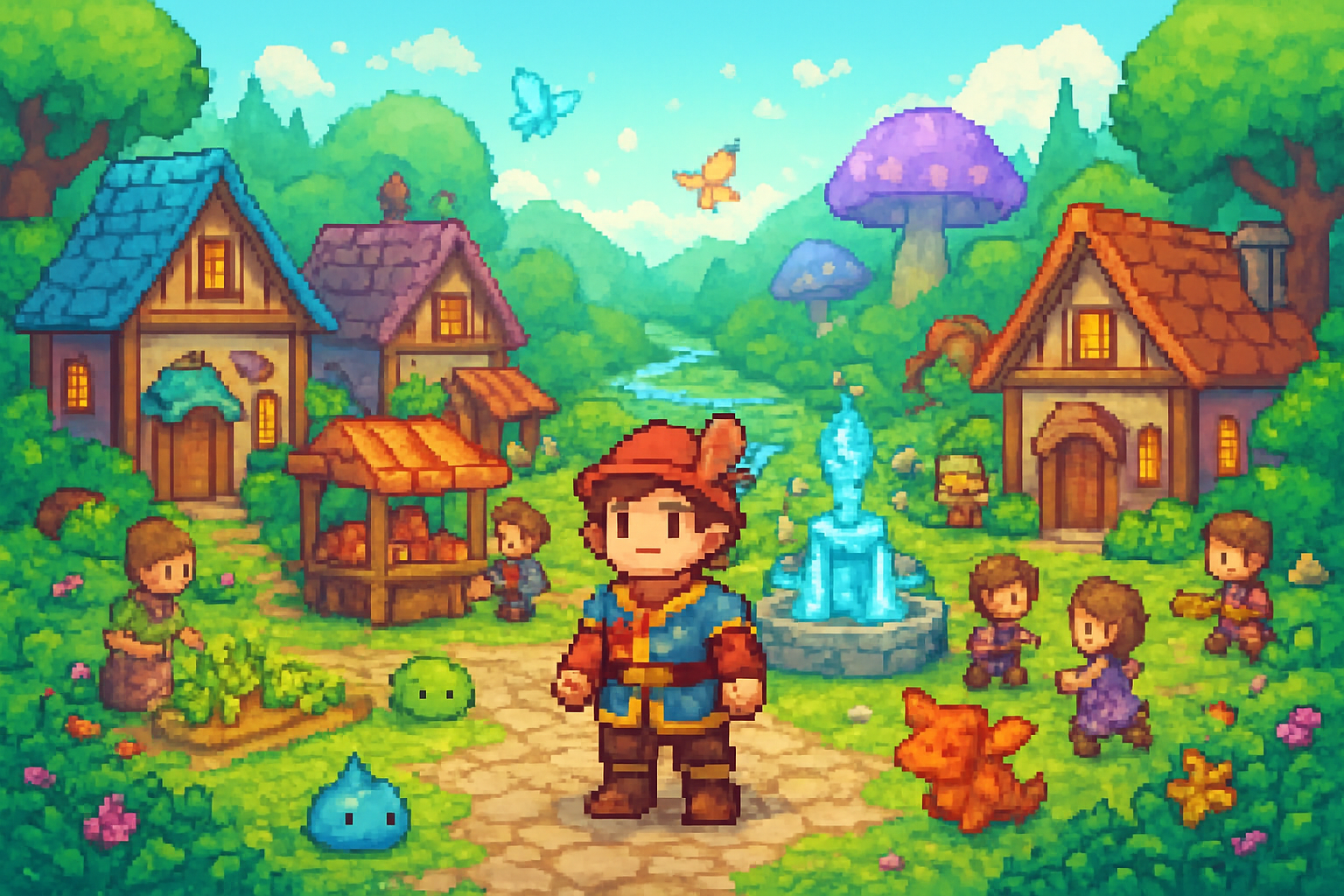 Portal Quest: Pixel Professions - Adventure RPG by Jabali AI