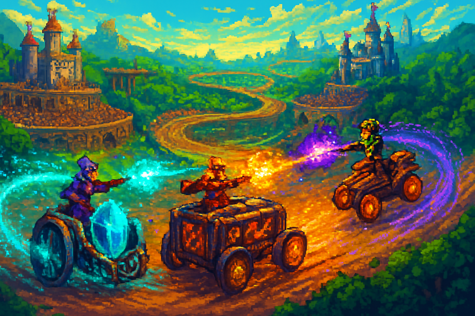 Arcane Arena Racers - 3D Racing by Jabali AI