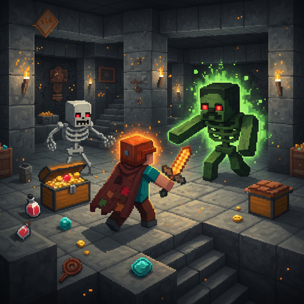 Corrupted Biomes - Dungeon Crawler RPG by Jabali AI