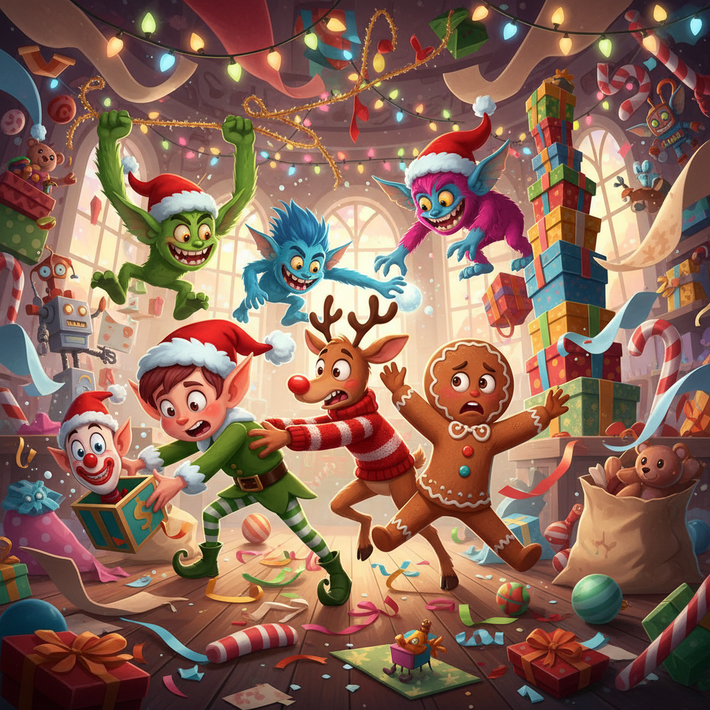 Tinsel & Trouble - Jabali AI Poster