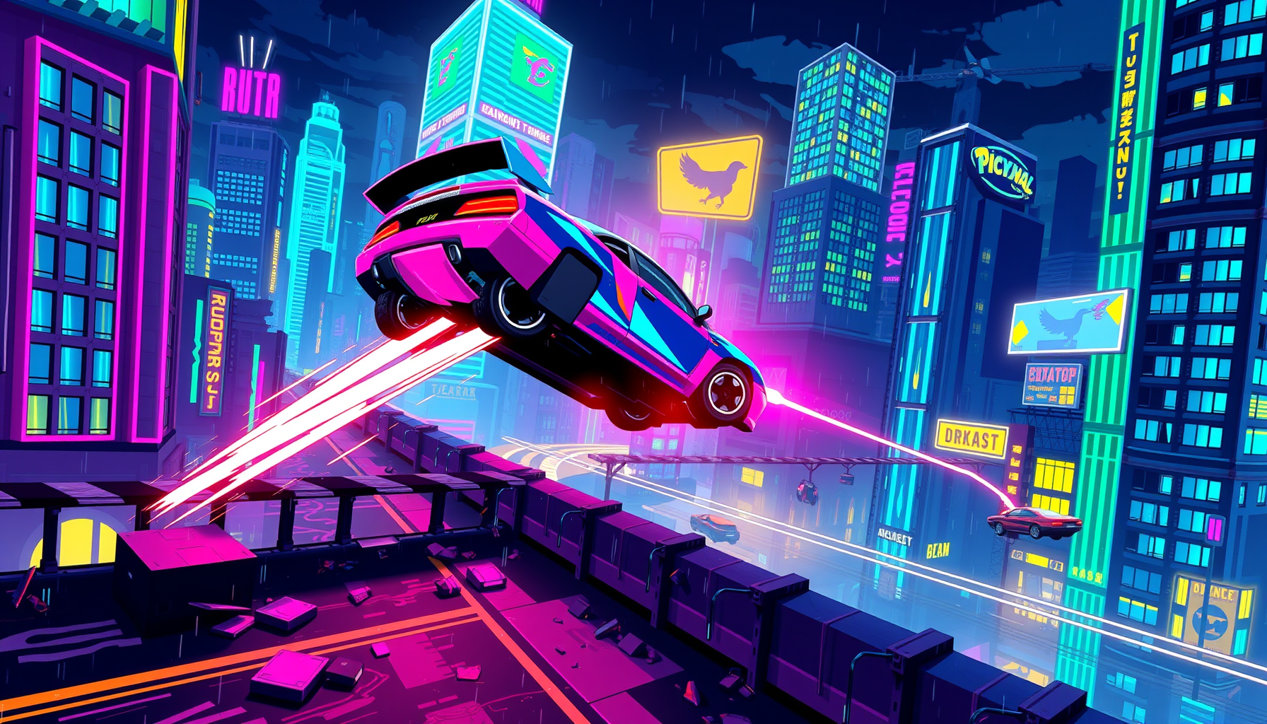 Neon Ricochet Rally - Block Breaking Arcade by Jabali AI