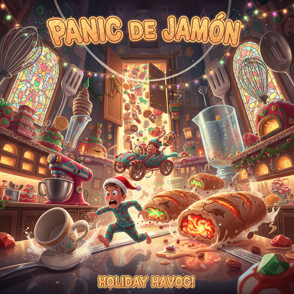 Kitchen Runaway: Pan de Jamón Mayhem - 3D Open World by Jabali AI