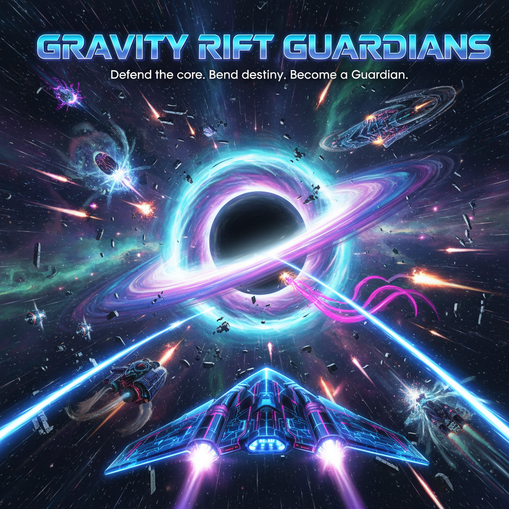 Gravity Rift Guardians - Fixed Shooter Arcade by Jabali AI