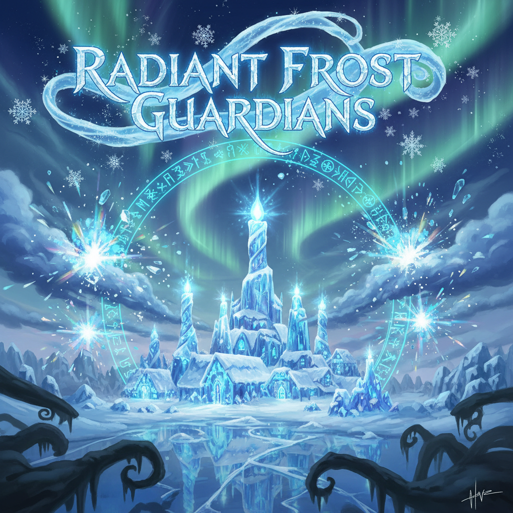 Radiant Frost Guardians - Jabali AI Poster