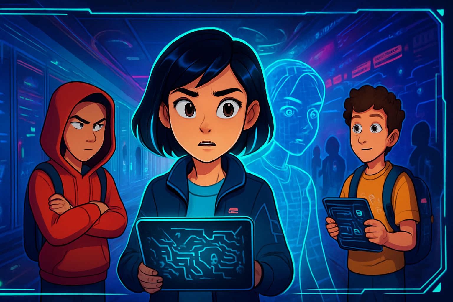 Digital Shadows - Branching Interactive Story by Jabali AI