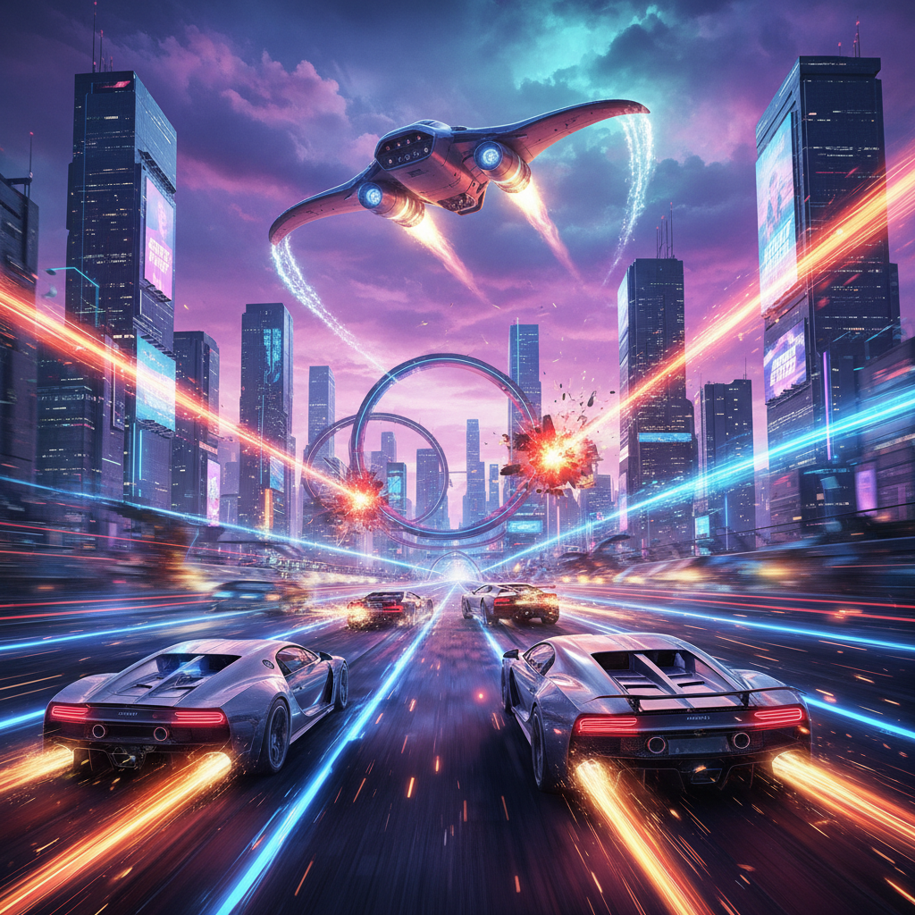 Skyline Combat Racers - 3D Racing by Jabali AI