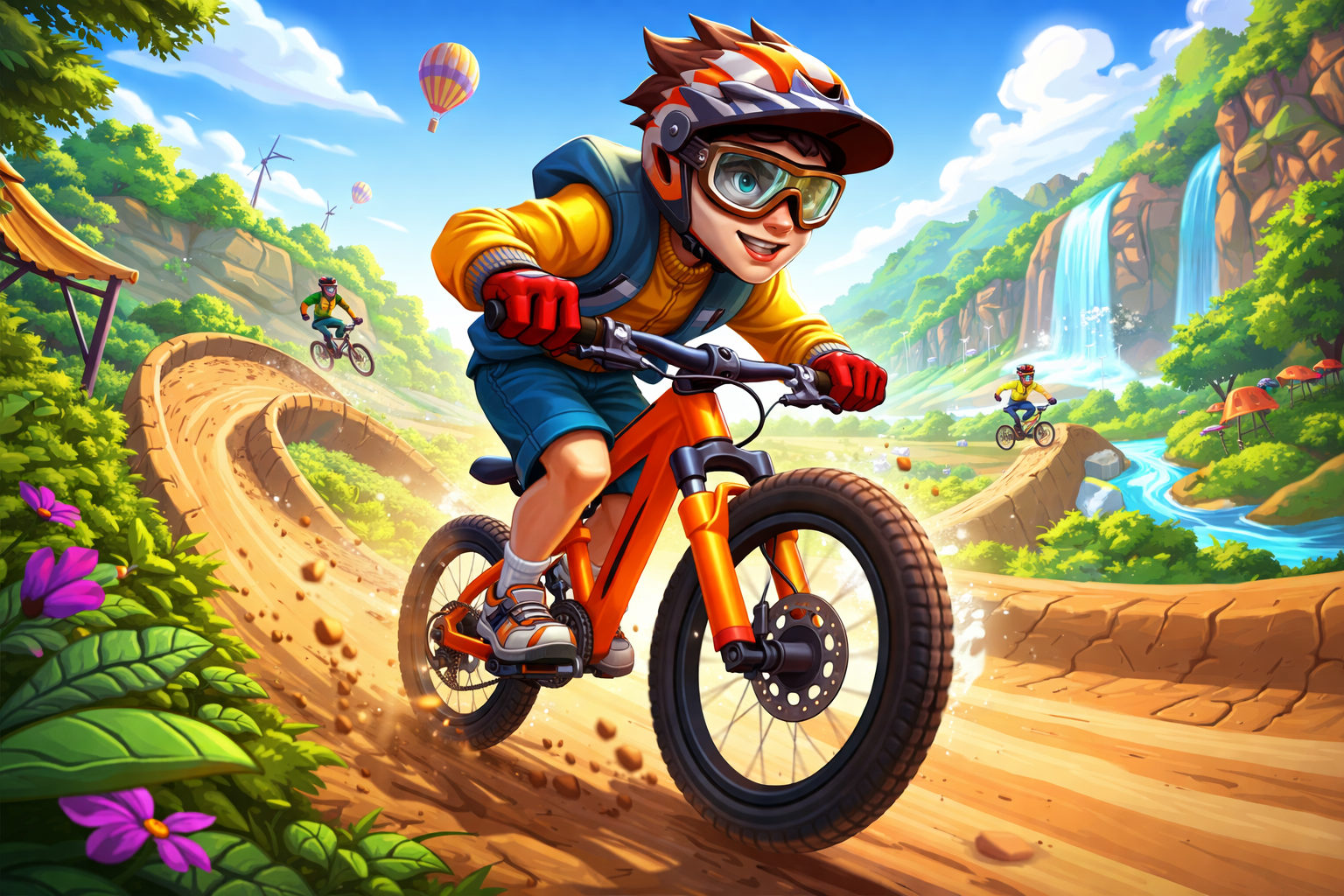 Epic 3D Bike Adventures - Instant game by Jabali AI