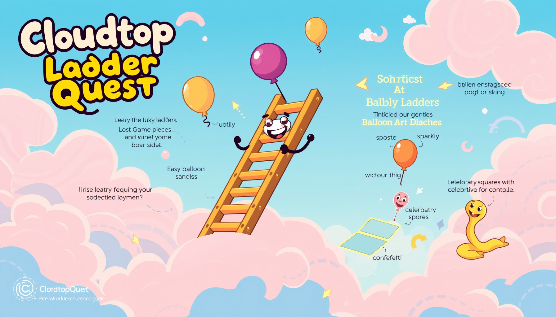 Cloudtop Ladder Quest - Grid-Based Puzzle by Jabali AI