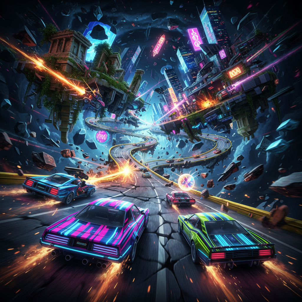 Chrono Rift Racers - 3D Racing by Jabali AI