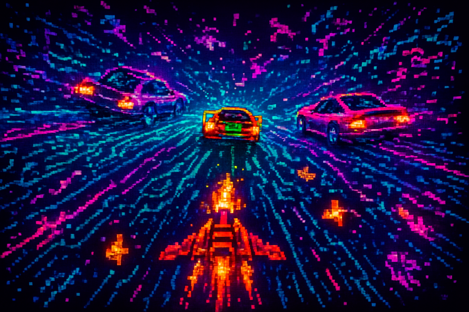 Neon Signal Racer - 3D Racing by Jabali AI