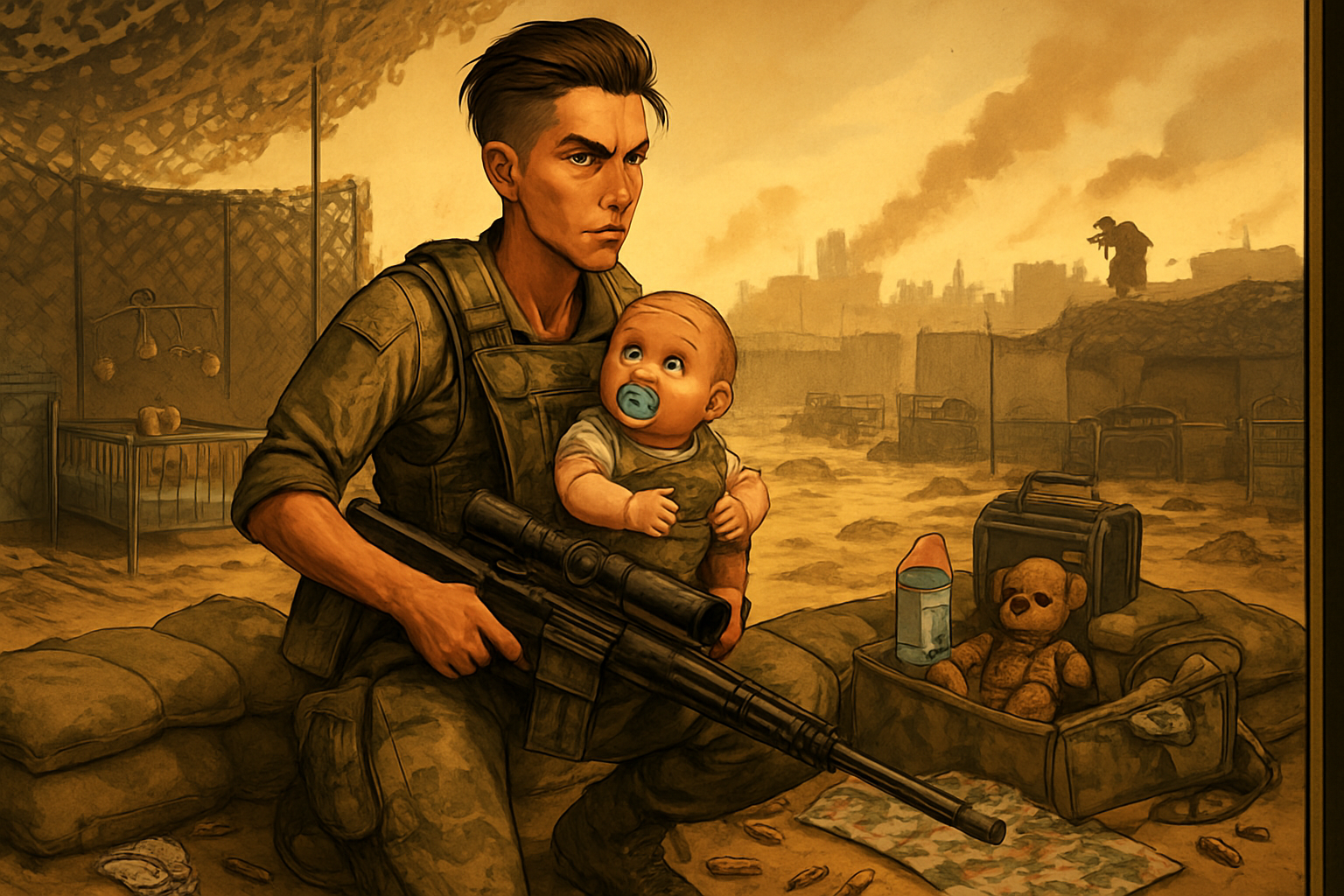 Sergeant Riley March - 3D Character Simulation by Jabali AI
