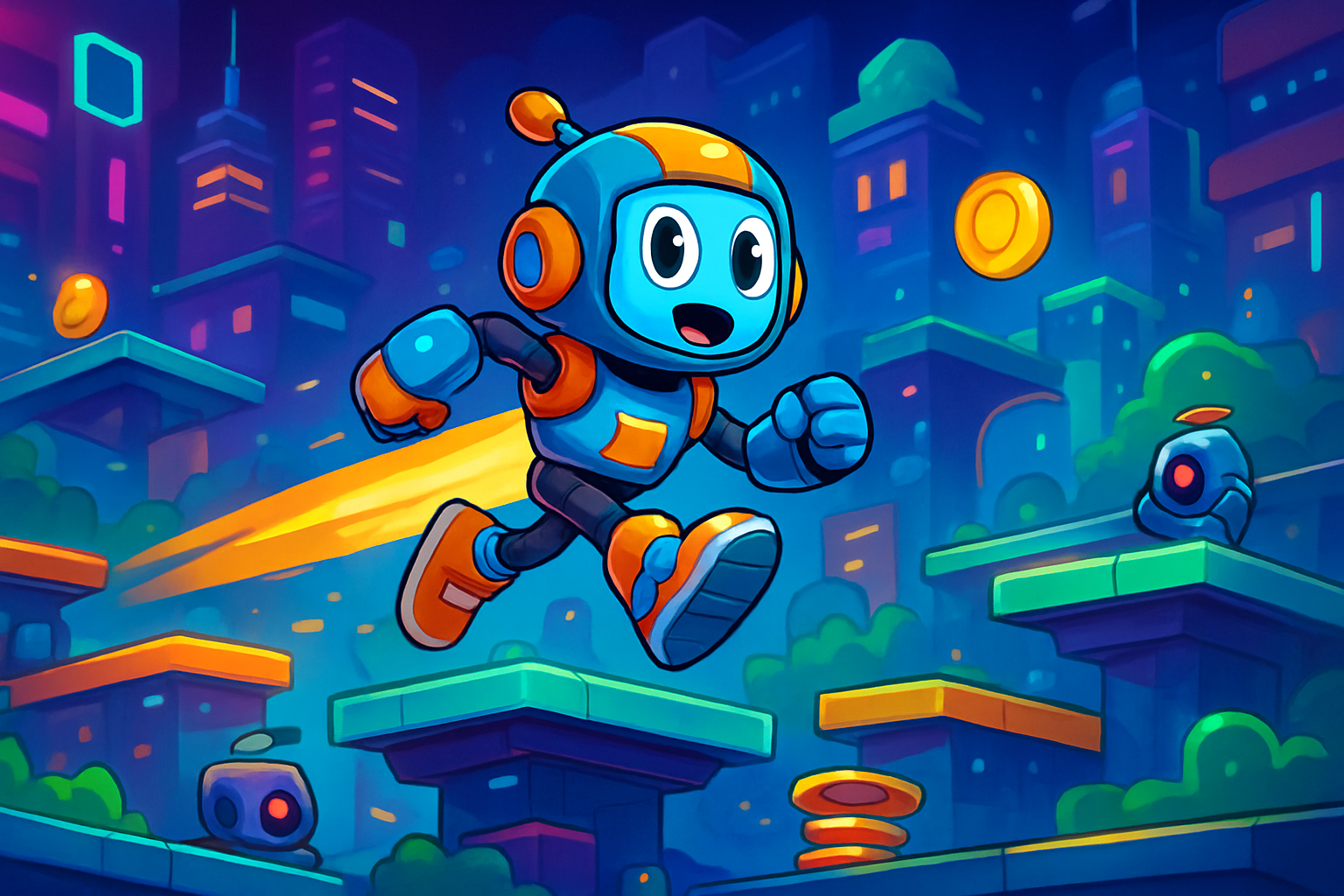 Clockwork Showdown - Rhythm Platformer by Jabali AI