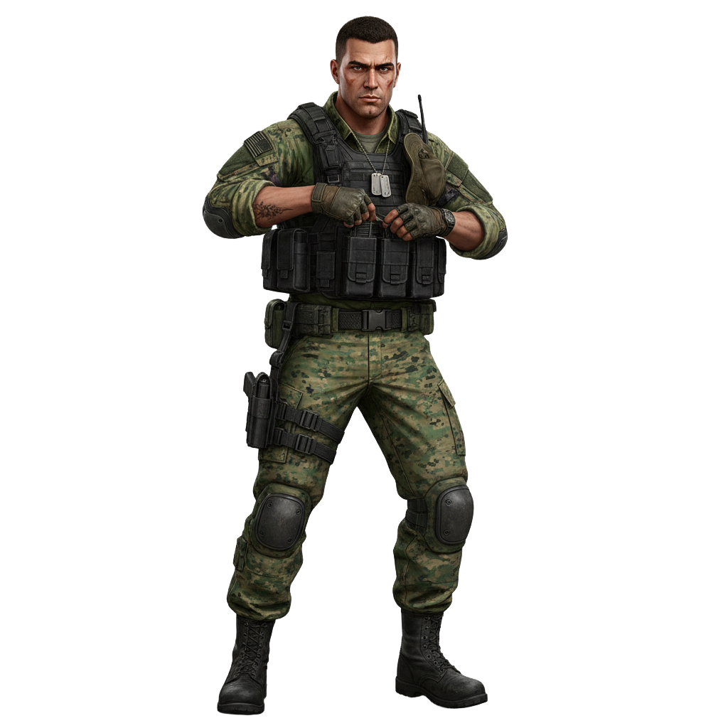 Sergeant Alex Ramirez - Character Life Simulation by Jabali AI