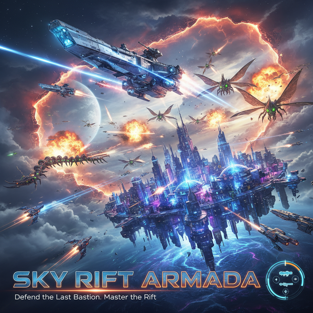 Sky Rift Armada - Fixed Shooter Arcade by Jabali AI