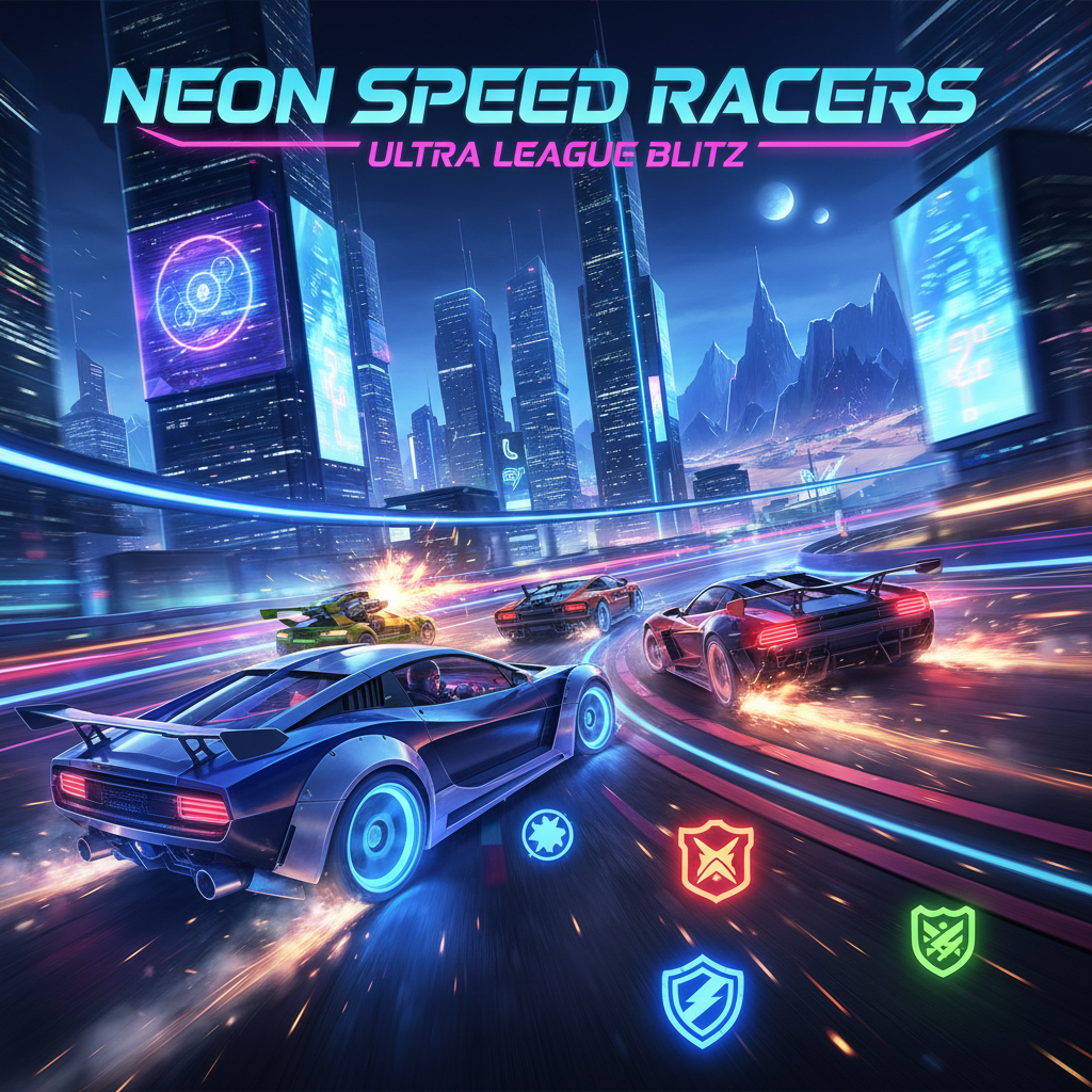 Neon Blitz Racer - 3D Racing by Jabali AI