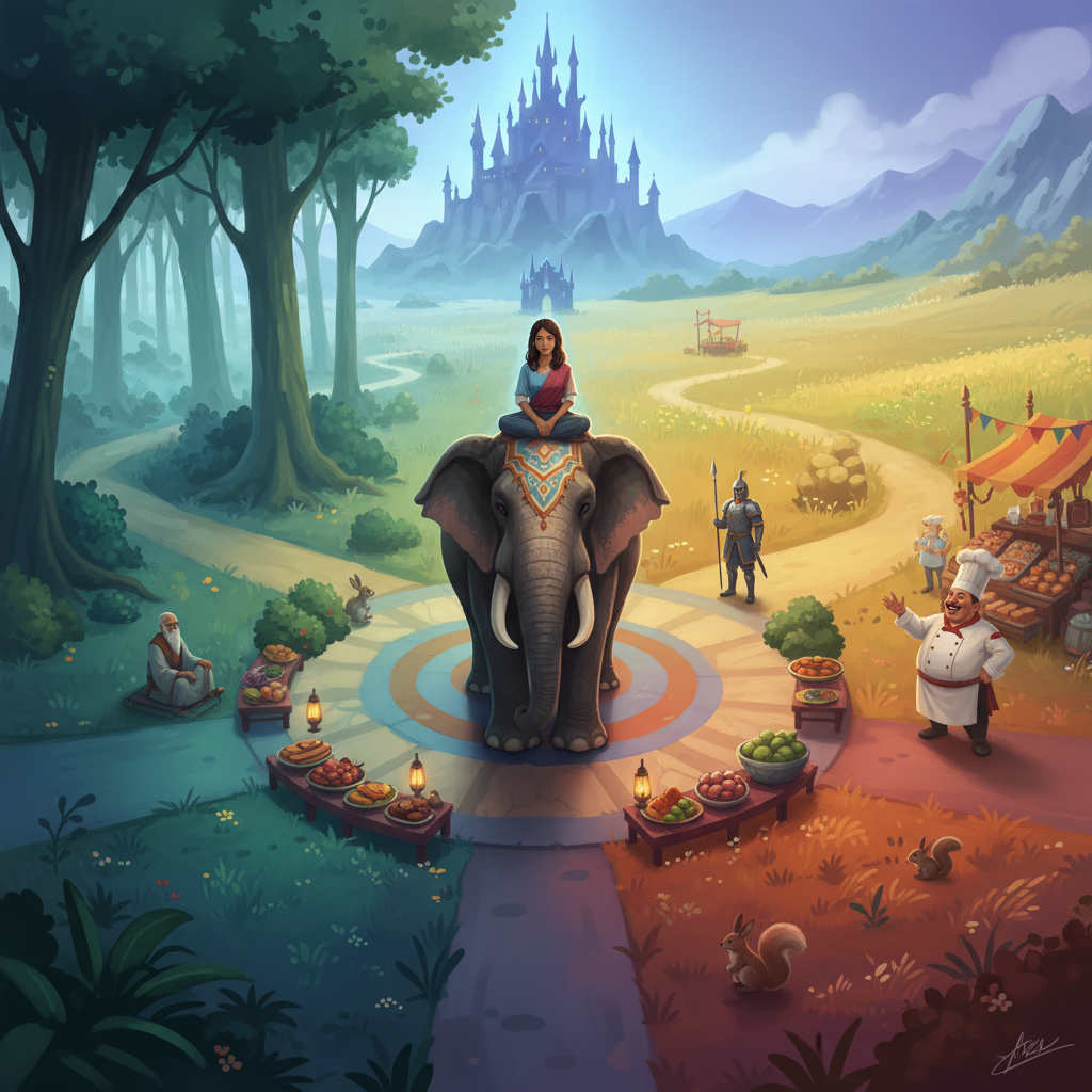Rider and the Elephant - Adventure RPG by Jabali AI