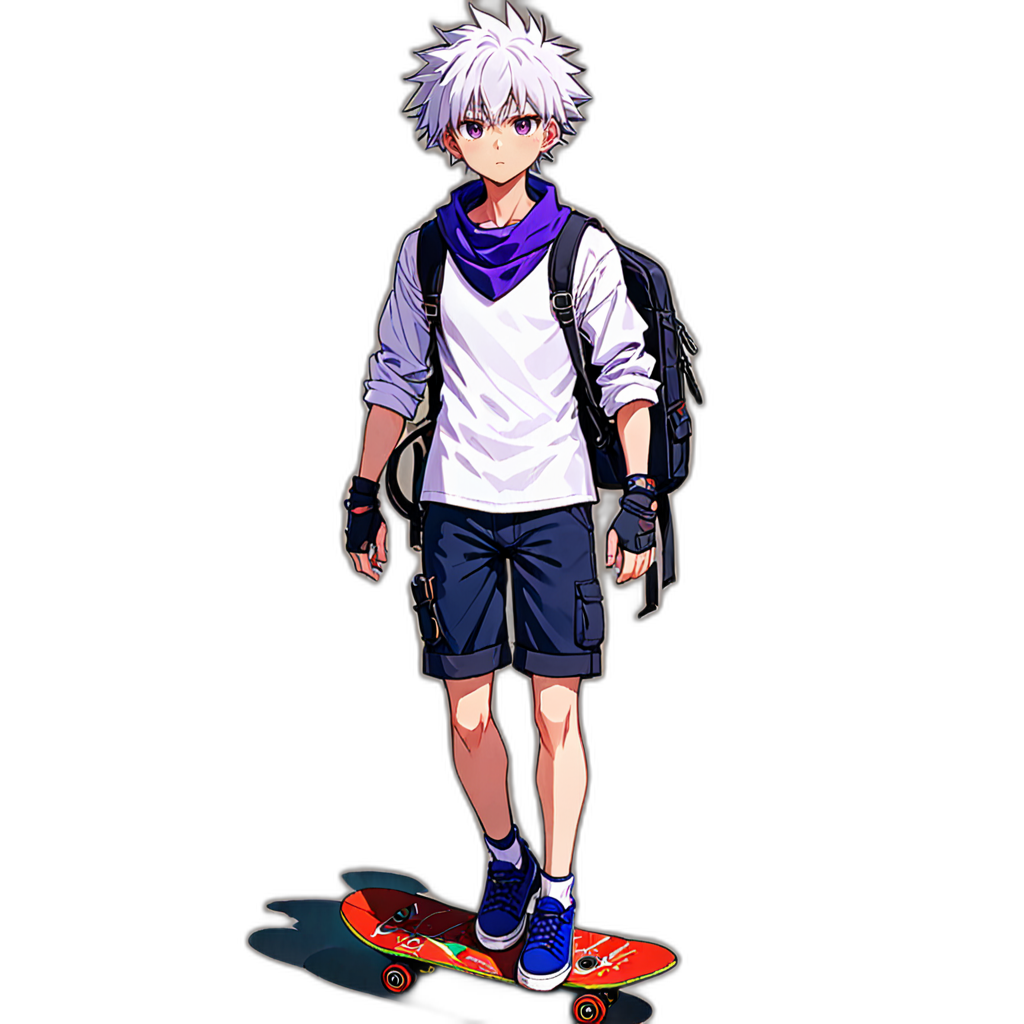 Killua Zoldyck - Jabali AI Poster