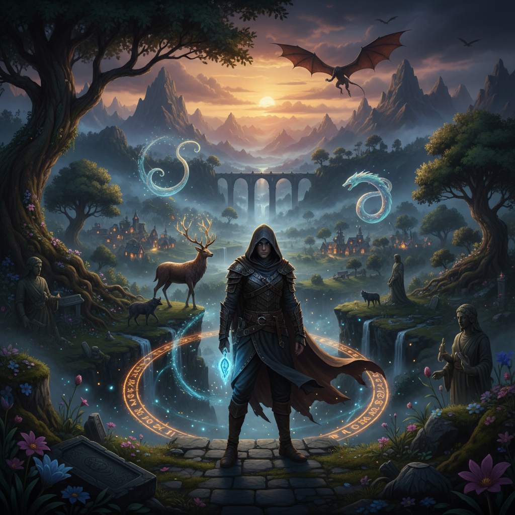 Realm of Lost Wonders - Dungeon Crawler RPG by Jabali AI