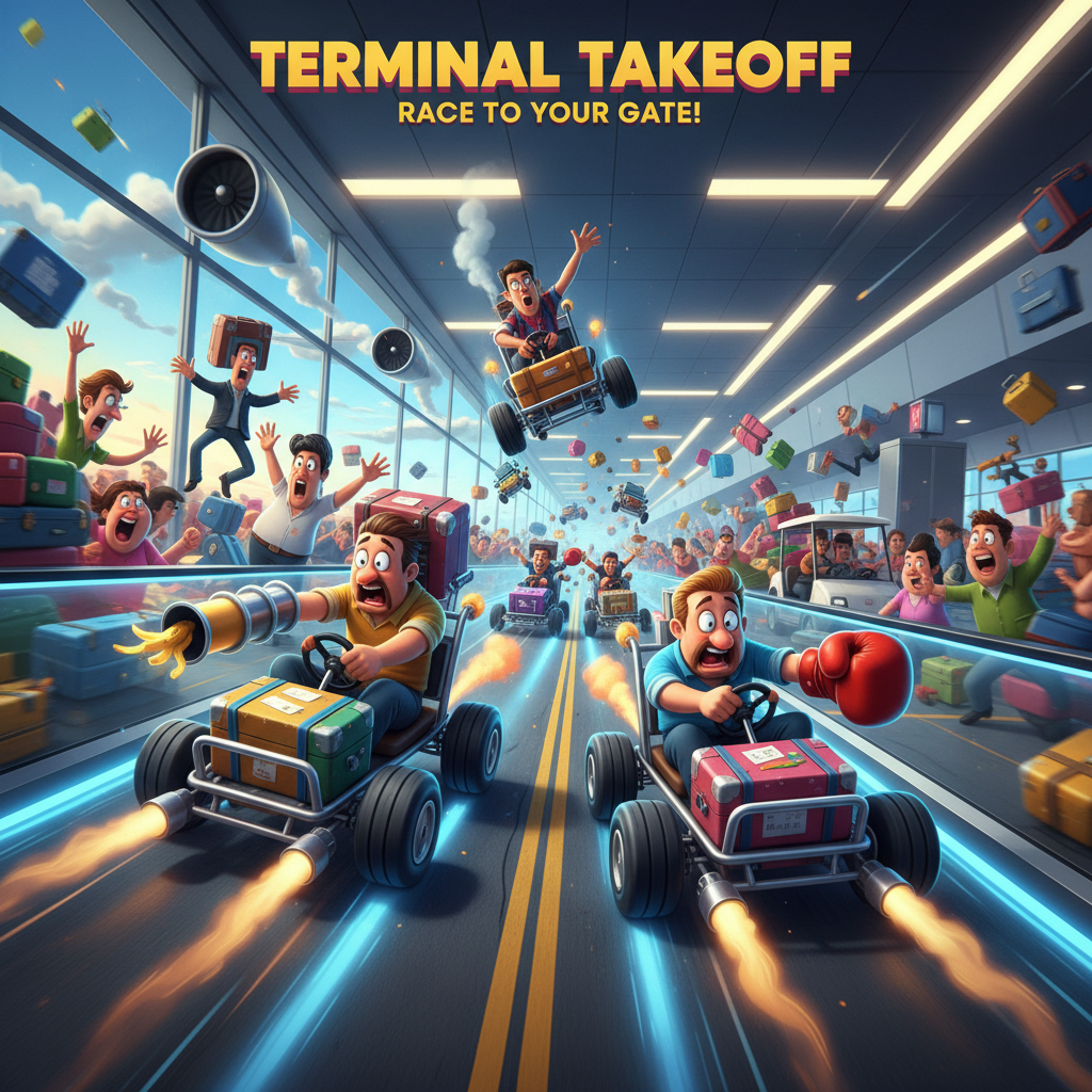 Terminal Turbo Mayhem - 3D Racing by Jabali AI