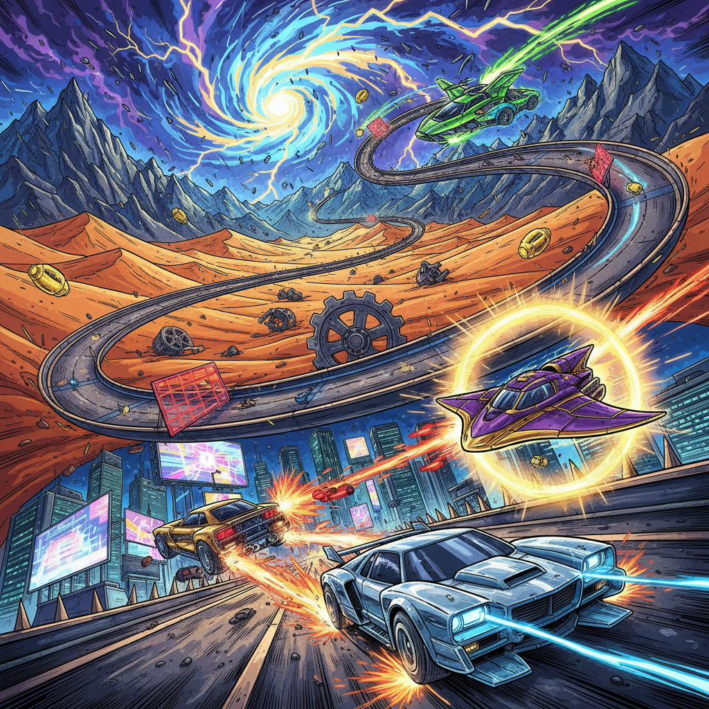 Velocity Vortex: Combat Racing - 3D Racing by Jabali AI