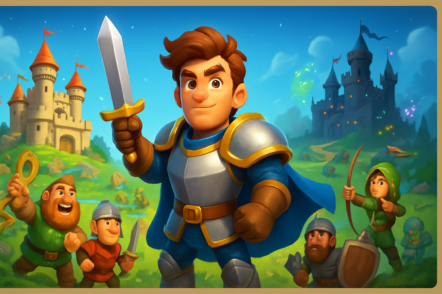 Sir Rowan Brightblade - 3D Character Simulation by Jabali AI