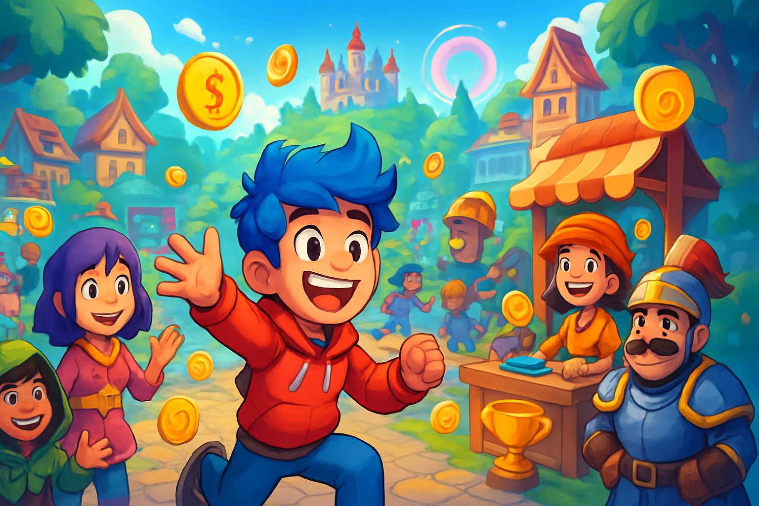 Plaza Party Quest - Adventure RPG by Jabali AI